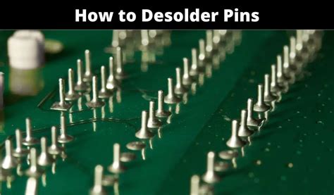 desoldering tool drawing|How To Desolder Pins .